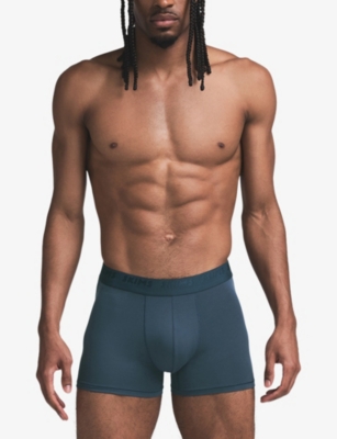 SKIMS: Branded-waistband 3in pack of three stretch-modal boxer briefs