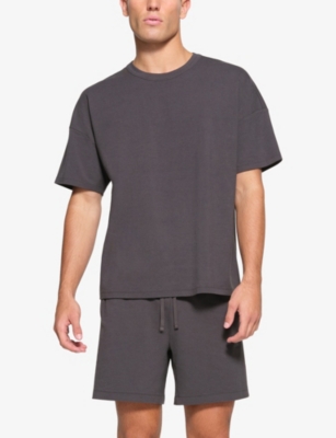 SKIMS: Lounge relaxed-fit cotton-blend jersey T-shirt