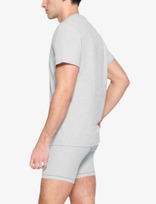 SKIMS: Crewneck short-sleeve cotton-jersey T-shirt