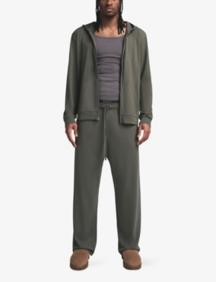 Lounge zip-up jersey hoody