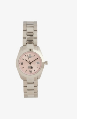 VIVIENNE WESTWOOD WATCHES: VV292PKSL Fenchurch stainless-steel quartz watch