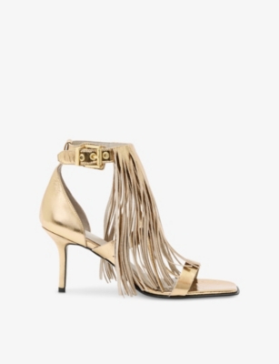 ALLSAINTS: Paola Leather Heeled Sandals