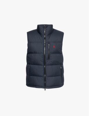 POLO RALPH LAUREN: Annual Core padded regular-fit recycled-polyester-down gilet
