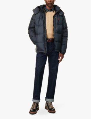 POLO RALPH LAUREN: Annual Core hooded regular-fit recycled-polyester-down jacket