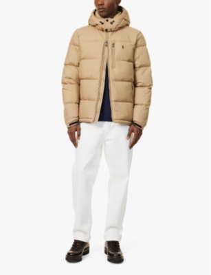 POLO RALPH LAUREN: Classics hooded regular-fit recycled-polyester-down jacket