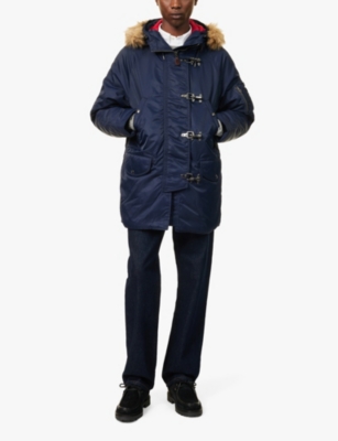 POLO RALPH LAUREN: Arctic Holiday Hooded Relaxed-Fit Nylon-Down Jacket