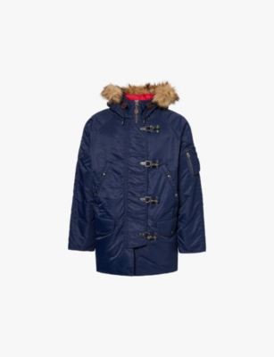 POLO RALPH LAUREN: Arctic Holiday Hooded Relaxed-Fit Nylon-Down Jacket