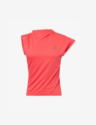 VIVIENNE WESTWOOD: Hebo asymmetric cotton-jersey T-shirt