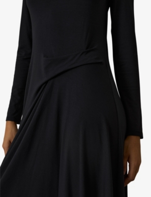 Ivy long-sleeved stretch-jersey midi dress