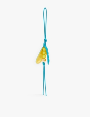 LOEWE: Pea Pod leather bag charm