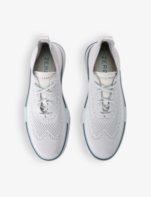 COLE HAAN: 5 Zerogrand Stitchlite wingtip mesh low-top trainers