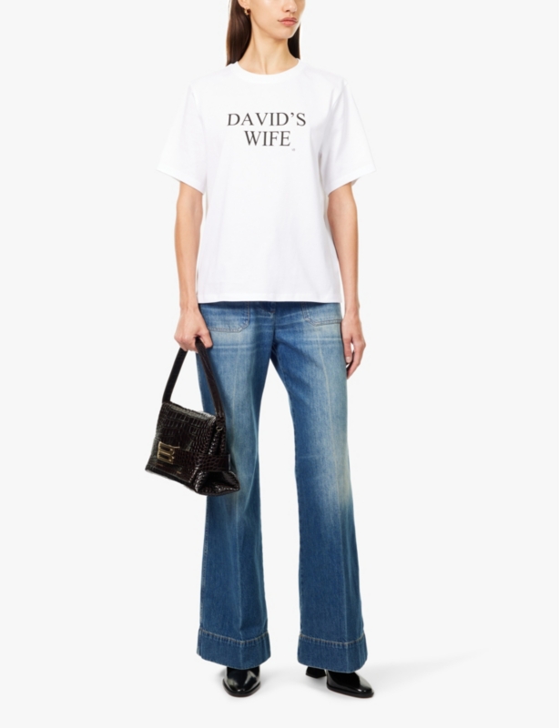 David's Wife short-sleeve cotton-jersey T-shirt