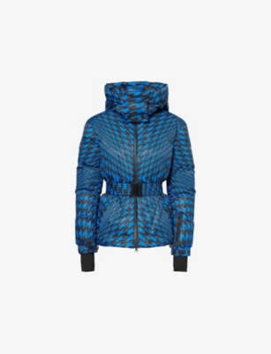 PERFECT MOMENT: Candice hooded regular-fit shell-down jacket