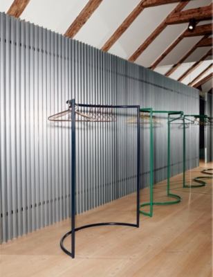Hay Colour C-shape Steel Rack 150cm X 54.5cm Standard Grey In Standard Grey