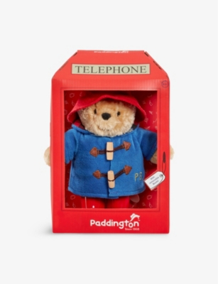 PADDINGTON BEAR: Phone Box Paddington soft toy 24.5cm