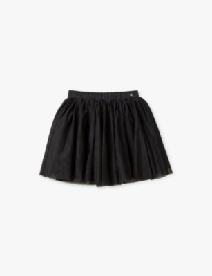 BENETTON: Pleated tulle mini skirt 6-14 years