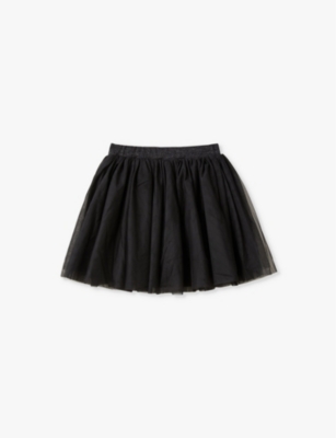 BENETTON: Pleated tulle mini skirt 6-14 years