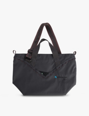 Klättermusen Mens Klattermusen Bor 13l Recycled-polyamide Blend Tote Bag In Raven