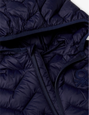 Logo-patch quilted shell gilet 18 months-6 years