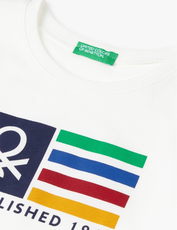 Logo-brand long-sleeve organic-cotton T-shirt 18 months-6 years
