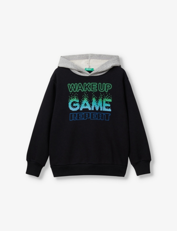 Graphic-print regular-fit cotton-blend sweatshirt 6-14 years