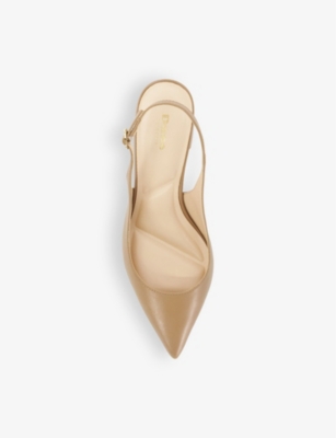 DUNE: Compelled pointed-toe leather courts