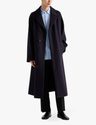 PRADA: Long-sleeved chest-pocket cotton shirt