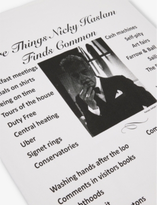 Nicky Haslam Studio Ltd Yet More Things Nicky Haslam Cotton Tea Towel