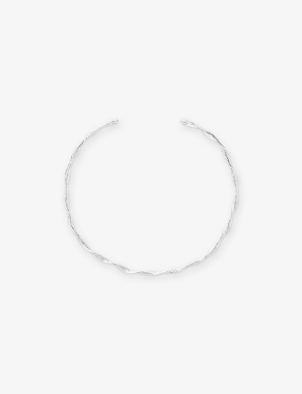 Twist 18ct Yellow Gold-Plated Brass Cuff Bracelet