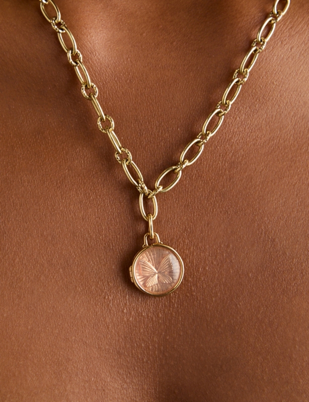 Coin Talisman 18ct Yellow Gold-Plated Sterling-Silver Charm