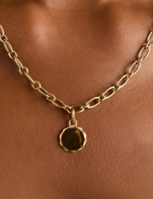 Coin Talisman Rhodium-Plated Sterling-Silver Charm