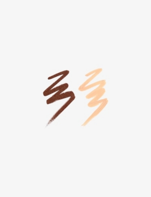 Sculpted By Aimee Rust Brown And Nude Eyeliner Duo Pencil 1.6g In Rust Brown And Nude
