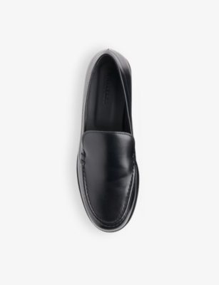 WHISTLES: Jovie slip-on flat leather loafers