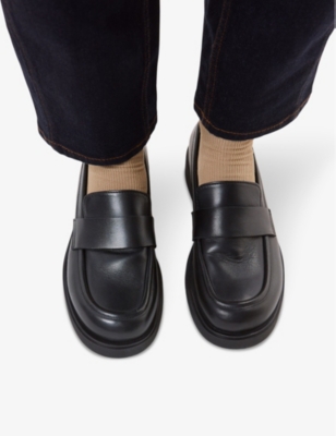WHISTLES: Ames chunky slip-on leather loafers