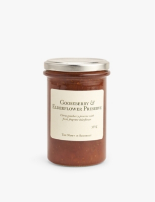 THE NEWT IN SOMERSET: Gooseberry & Elderflower preserve 350g