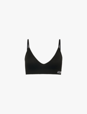 ADANOLA: Seamless Intimate logo-band stretch-woven bra