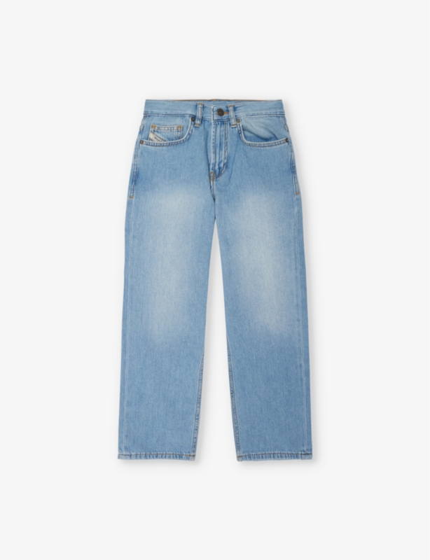 Oval Logo straight-leg denim jeans 8-16 years