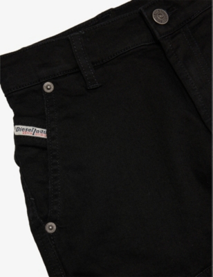 DIESEL: Cargo Multi-Pockets Stretch-Denim Shorts 6-16 Years