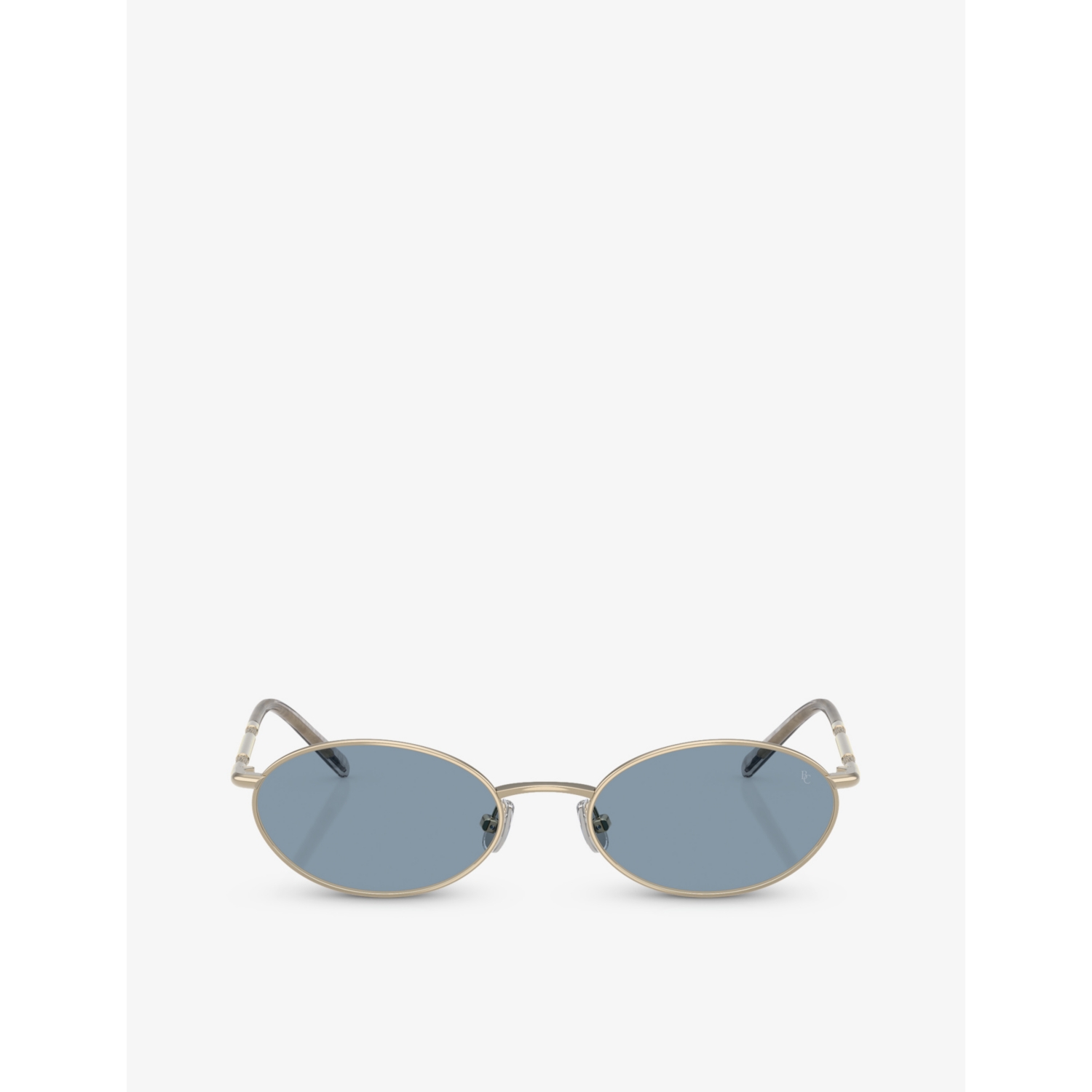 Brunello Cucinelli BC2006ST Oval-Frame Titanium Sunglasses