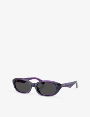 Burberry Women's Sunglasses Be4447d In Check Violet