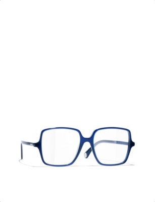 CHANEL: CH3448 square-frame acetate glasses
