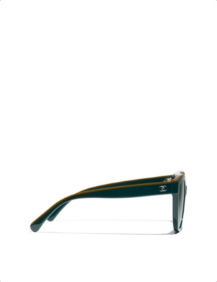 CHANEL: CH5414 Butterfly-Frame Acetate Sunglasses