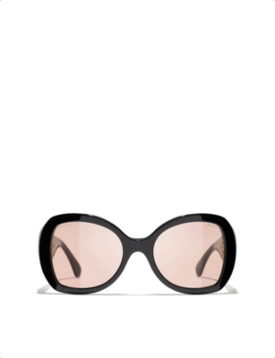 CHANEL: CH5531 Butterfly-Frame Acetate Sunglasses