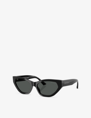 JIMMY CHOO: JC5022B Cat-Eye-Frame Acetate Sunglasses