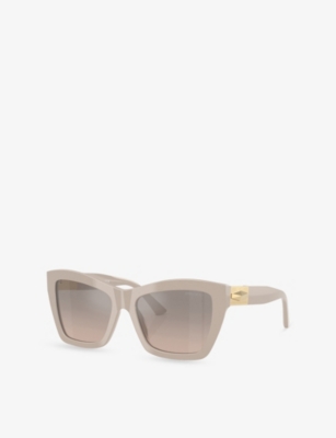 Jimmy Choo Womens Jc5031 Cat-eye-frame Acetate Sunglasses Grey In Grey