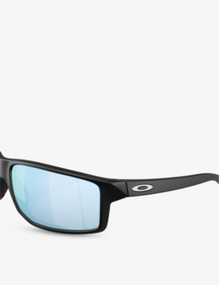 Oakley Womens Black Oo9470 Gibston Xl Rectangle-frame O Matter™ Sunglasses In Black