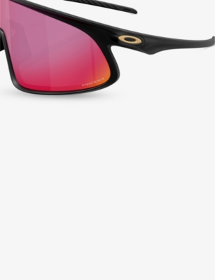 Oakley Womens Black Oo9484d Rslv Rectangle-frame  O Matter™ Sunglasses In Black
