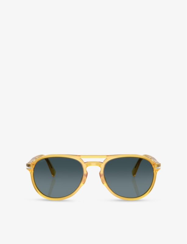 PO3235S Pilot-Frame Acetate Sunglasses