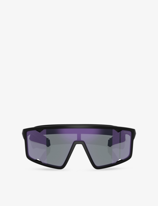 PS A03S Rectangle-Frame Shell Sunglasses