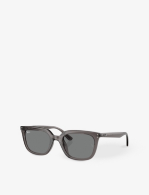Ray Ban Womens Rb4439d Square-frame Propionate Sunglasses Grey In Grey